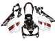 2004-2007 White Glossy Black Red Repsol Honda CBR600 F4i Motorcycle Fairings