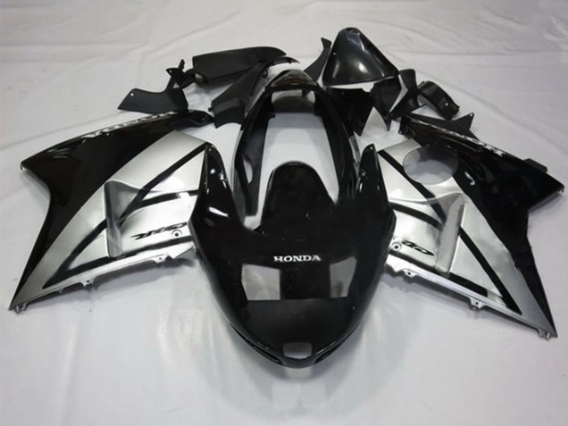 1996-2007 Silver Glossy Black Honda CBR1100XX Blackbird Motorcycle Fairings