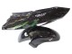 1996-2007 Glossy Black Green Flame Honda CBR1100XX Blackbird Motorcycle Fairing