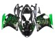 1996-2007 Glossy Black Green Flame Honda CBR1100XX Blackbird Motorcycle Fairing