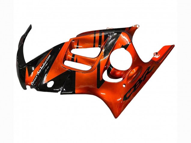 1995-1996 Orange Glossy Black Honda CBR600 F3 Motorcycle Fairings