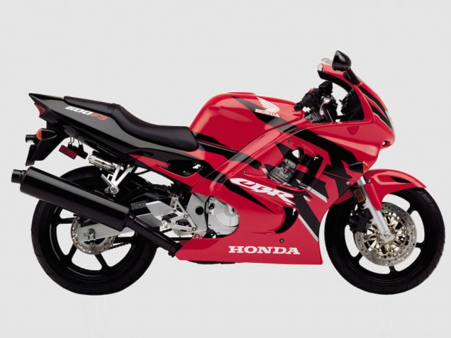 1995-1996 Red Glossy Black Honda CBR600 F3 Motorcycle Fairings