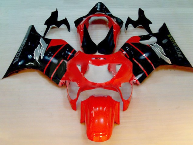 1999-2000 Red Glossy Black Honda CBR600 F4 Motorcycle Fairings