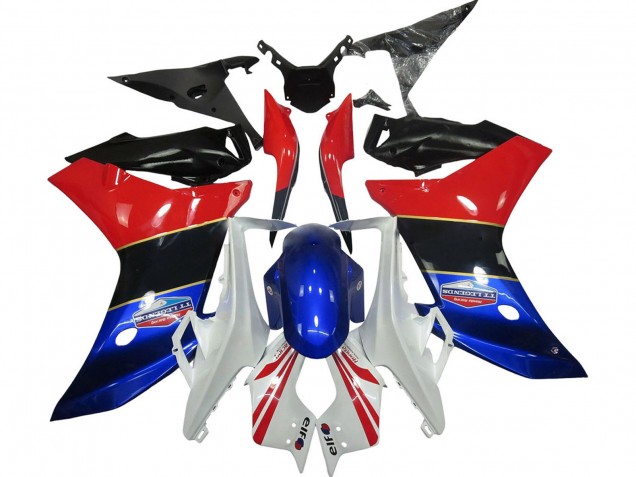 2011-2013 White Red Blue Glossy Black Honda CBR600F Motorcycle Fairings