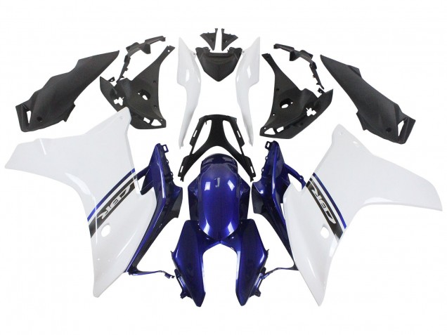 2011-2013 White Blue Honda CBR600F Motorcycle Fairings