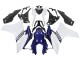2011-2013 White Blue Honda CBR600F Motorcycle Fairings