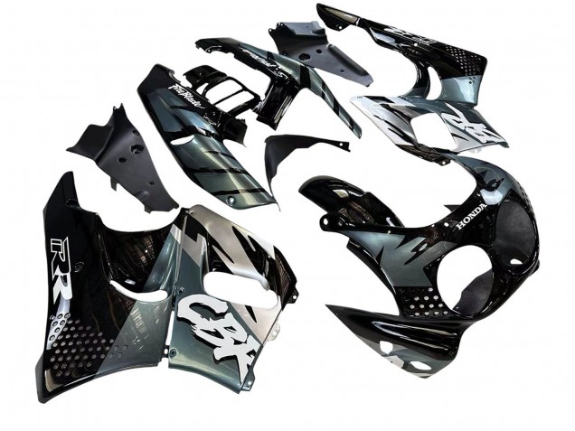 1992-1993 Silver Glossy Black Honda CBR900RR 893 Motorcycle Fairings