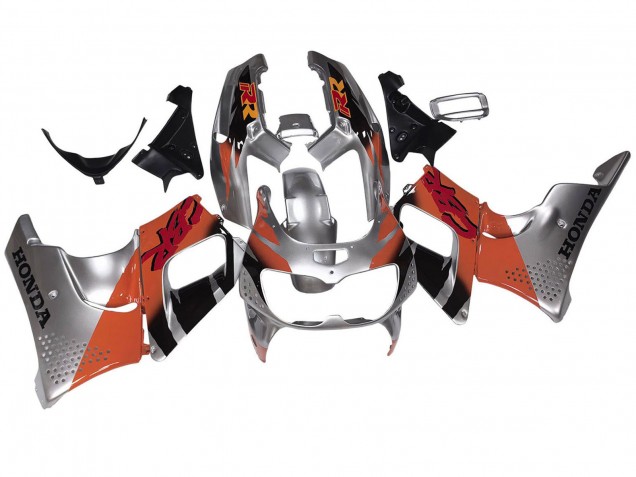 1994-1995 Silver Orange Glossy Black Honda CBR900RR 893 Motorcycle Fairings