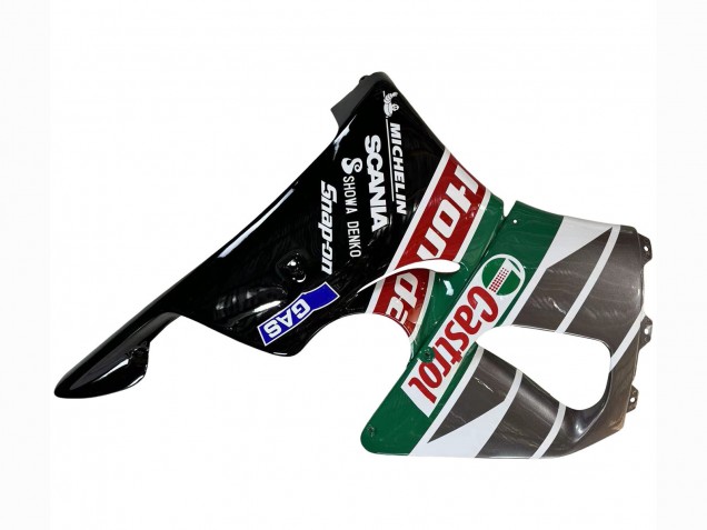 1996-1997 White Green Grey Glossy Black Castrol Honda CBR900RR 893 Motorcycle Fairings