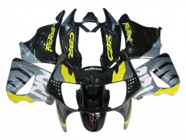 1998-1999 Silver Yellow Glossy Black Fireblade Honda CBR900RR 919 Motorcycle Fairings