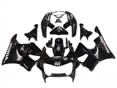 1998-1999 Glossy Black White Decals Honda CBR900RR 919 Motorcycle Fairings