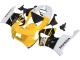 1998-1999 White Yellow Glossy Black Honda CBR900RR 919 Motorcycle Fairings