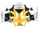 1998-1999 White Yellow Glossy Black Honda CBR900RR 919 Motorcycle Fairings