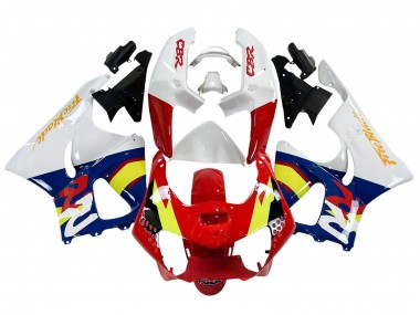 1998-1999 White Red Yellow Blue Honda CBR900RR 919 Motorcycle Fairings
