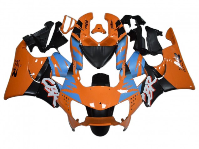 1998-1999 Orange Blue Matte Black Honda CBR900RR 919 Motorcycle Fairings