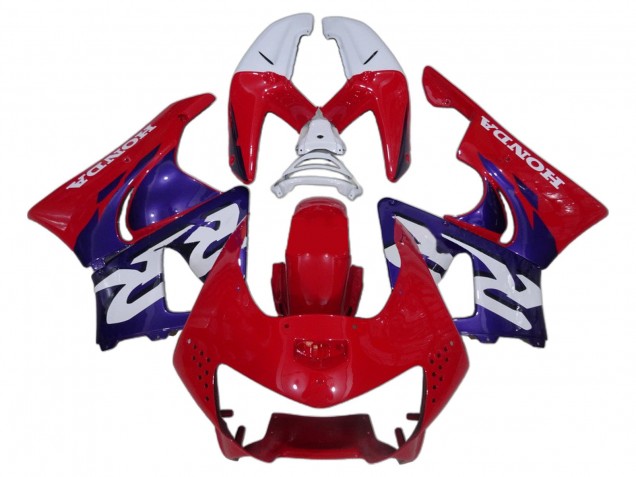 1998-1999 White Red Blue Honda CBR900RR 919 Motorcycle Fairing