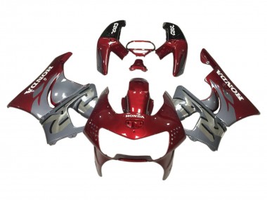 1998-1999 Dark Red Grey Honda CBR900RR 919 Motorcycle Fairings
