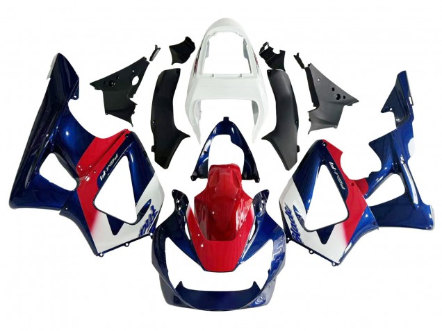 2000-2001 White Red Blue Honda CBR900RR 929 Motorcycle Fairing