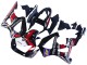 2000-2001 Red White Glossy Black PlayStation 2 Honda CBR900RR 929 Motorcycle Fairings