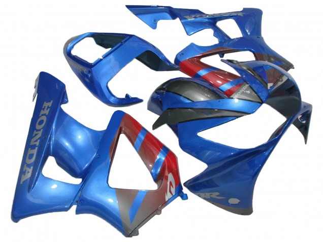 2000-2001 Blue Red Glossy Black Honda CBR900RR 929 Motorcycle Fairings