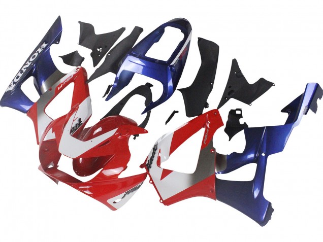 2000-2001 Silver Red Blue Honda CBR900RR 929 Motorcycle Fairings