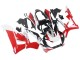 2000-2001 White Red Glossy Black Racing Honda CBR900RR 929 Motorcycle Fairings