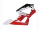 2000-2001 White Red Glossy Black Racing Honda CBR900RR 929 Motorcycle Fairings