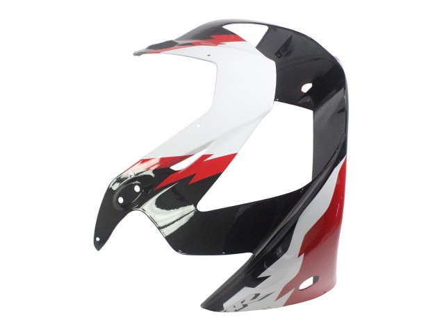 2000-2001 White Red Glossy Black Racing Honda CBR900RR 929 Motorcycle Fairings