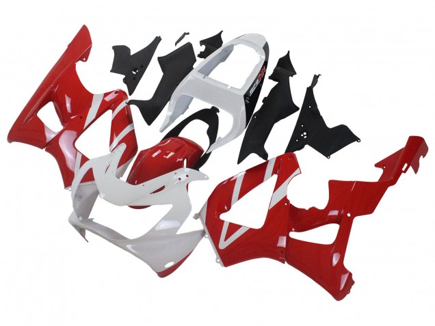 2000-2001 White Red Honda CBR900RR 929 Motorcycle Fairings