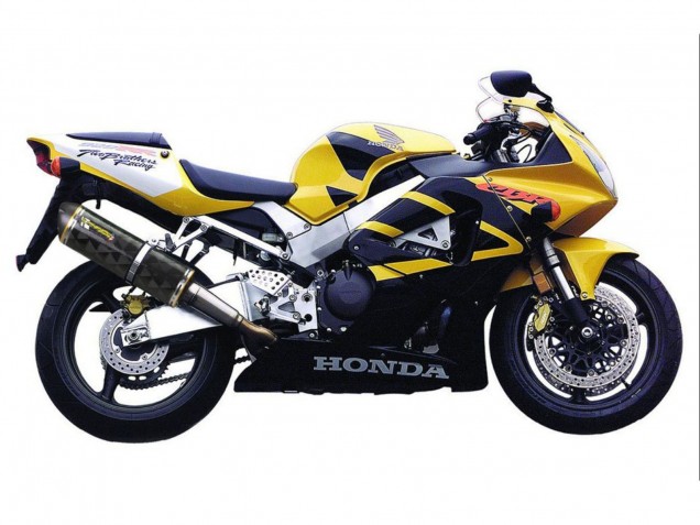 2000-2001 Yellow Dark Blue Honda CBR900RR 929 Motorcycle Fairings