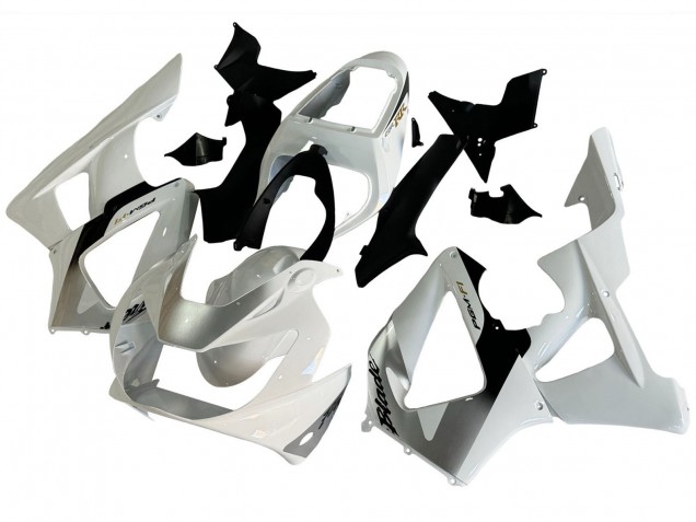 2000-2001 White Silver Honda CBR900RR 929 Motorcycle Fairings