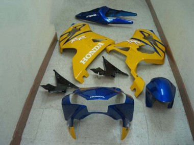 2002-2003 Blue Yellow Honda CBR900RR 954 Motorcycle Fairings