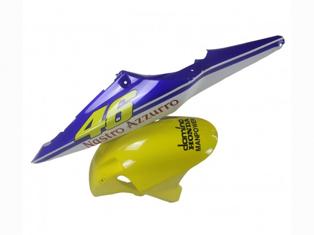 2002-2003 Blue Yellow Glossy Black Red Nastro Azzurro 46 Honda CBR900RR 954 Motorcycle Fairings