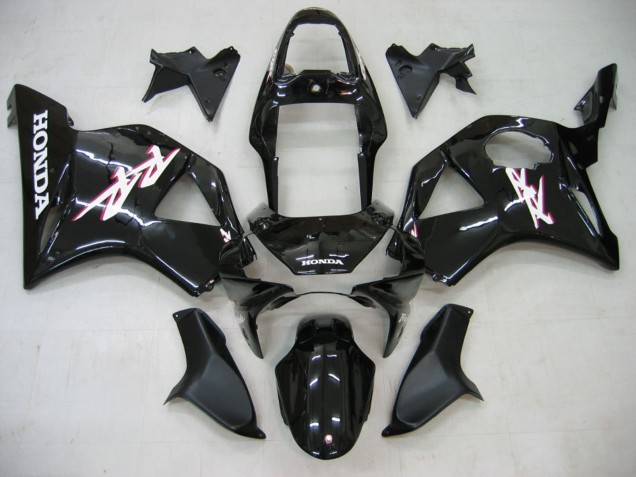 2002-2003 Glossy Black Honda CBR900RR 954 Motorcycle Fairings