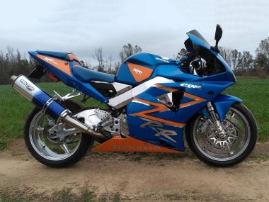 2002-2003 Orange Blue Honda CBR900RR 954 Motorcycle Fairings