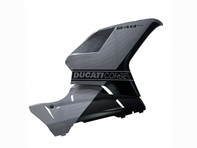 2007-2014 Silver Gold Matte Black Ducati 848 Motorcycle Fairings