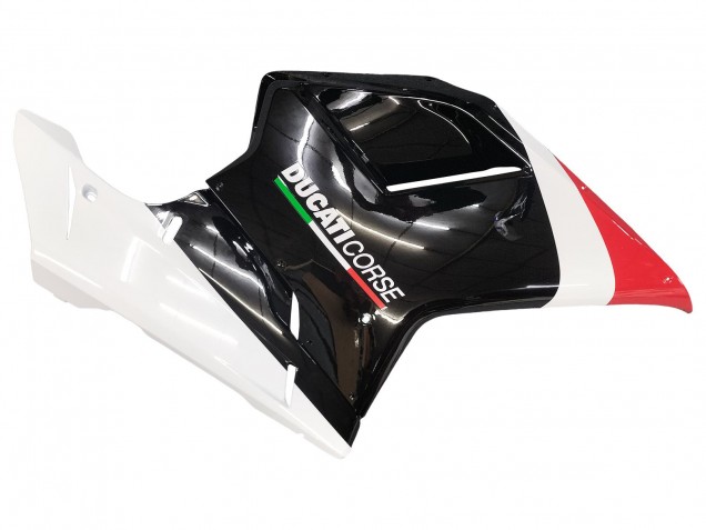 2007-2014 White Red Glossy Black Ducati 848/1098/1198 Motorcycle Fairings