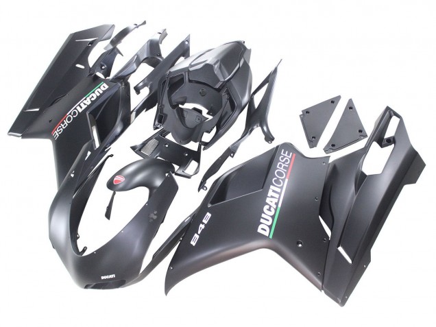 2007-2014 Matte Grey Ducati 848 Motorcycle Fairings