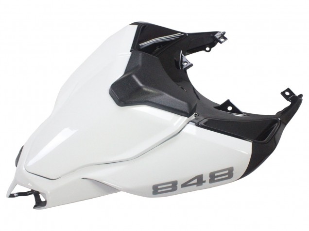 2007-2014 White Glossy Black Corse Ducati 848/1098/1198 Motorcycle Fairings