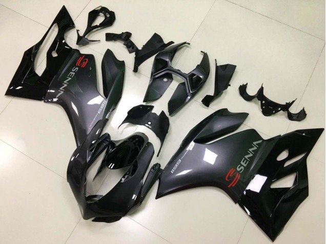 2011-2014 Glossy Black Ducati Panigale 1199 Motorcycle Fairings
