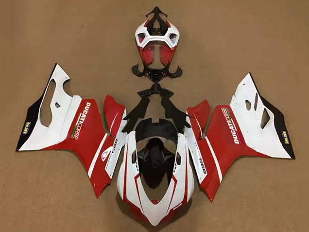 2011-2014 White Red Black Ducati Panigale 899 Motorcycle Fairings