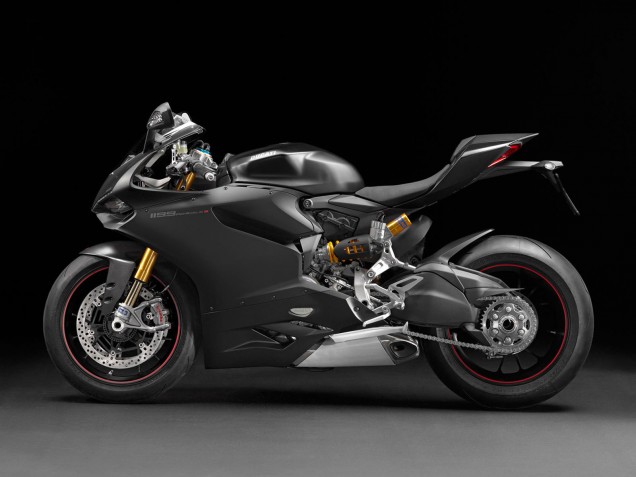 2011-2014 Matte Black Ducati 1199 Motorcycle Fairings