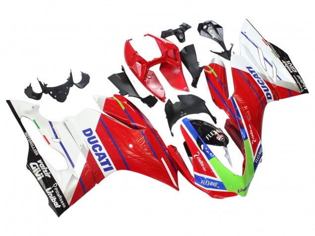2011-2014 White Red Green Blue Glossy Black Flex-Box Ducati Panigale 899/1199 Motorcycle Fairings