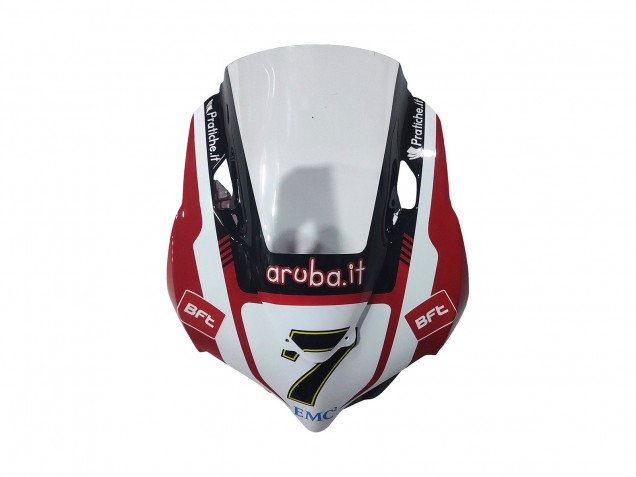 2011-2014 White Red Glossy Black Aruba.it 7 Ducati Panigale 899/1199 Motorcycle Fairings