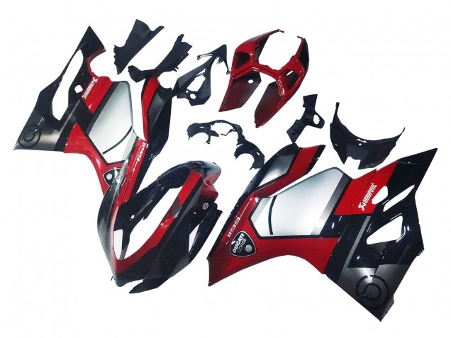 2011-2014 Red Silver Black Ducati 1199 Motorcycle Fairings