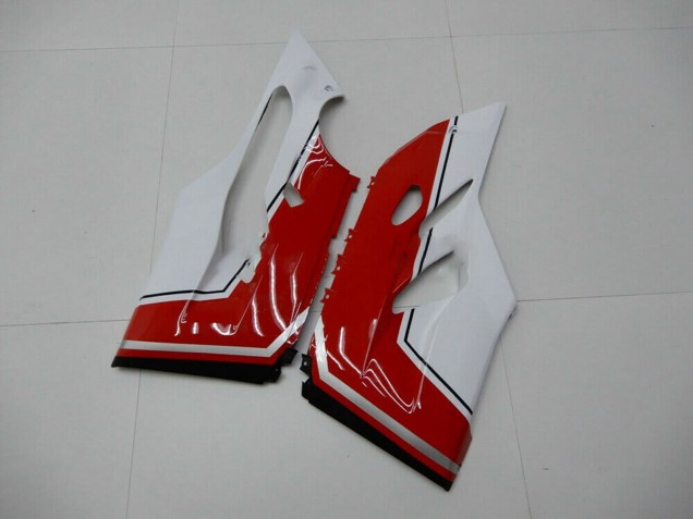 2011-2014 White Red Matte Black Ducati 1199 Motorcycle Fairings