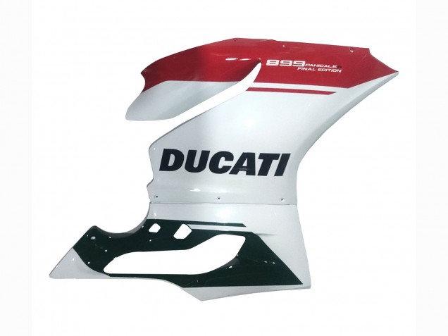 2011-2014 White Red Glossy Black Ducati Panigale 899 Motorcycle Fairings