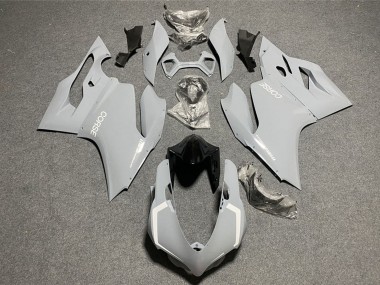 2011-2014 Light Nardo Grey White Corse Ducati 1199 Motorcycle Fairings