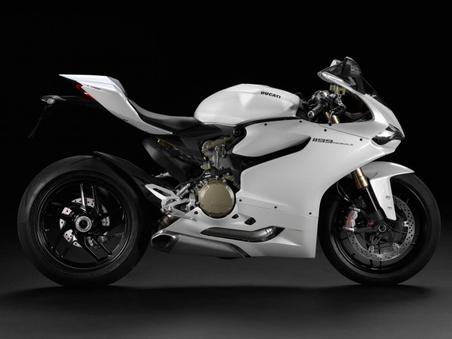 2011-2014 White Ducati 1199 Motorcycle Fairings