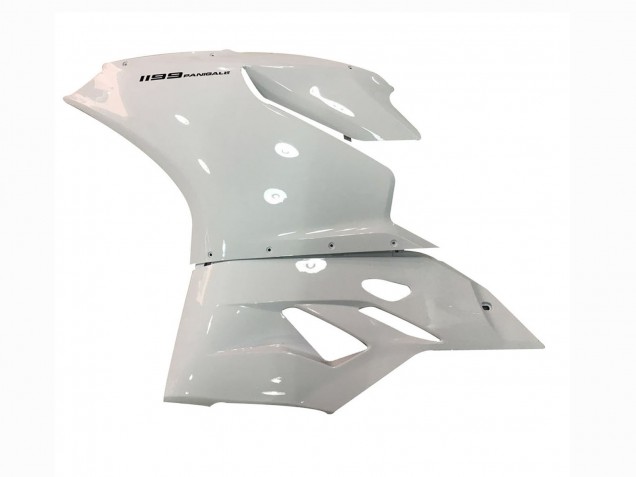 2011-2014 White Ducati 1199 Motorcycle Fairings